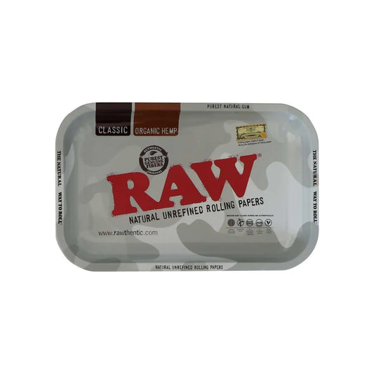 RAW ARCTIC CAMOUFLAGE METAL ROLLING TRAY - SMALL