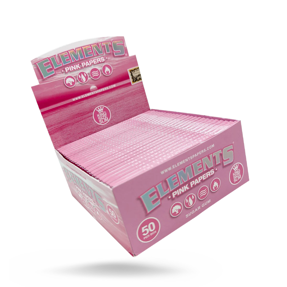 Elements Pink Papers King Size