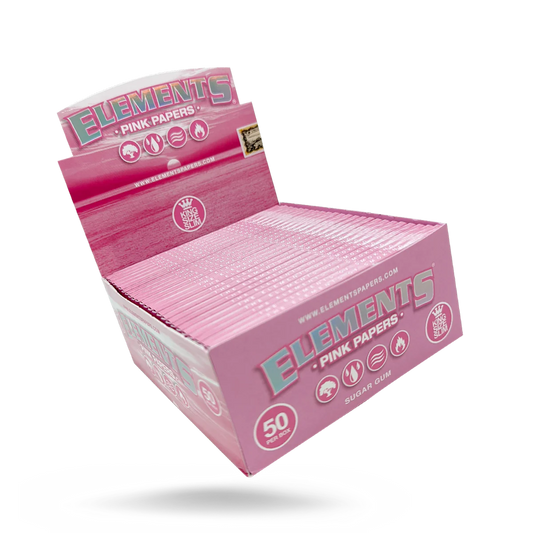 Elements Pink Papers King Size