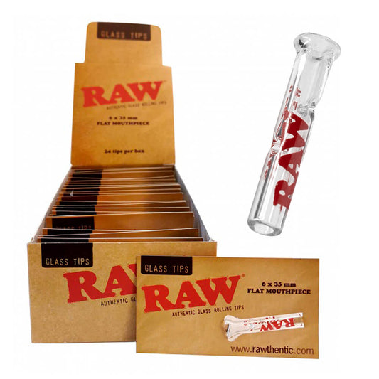 RAW GLASS TIPS ROUND 24/DISPLAY